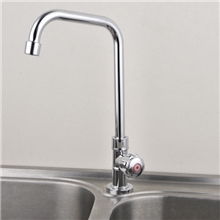 批发防爆塑料竹节立式厨房摇摆水龙头（专利结构）塑料龙头