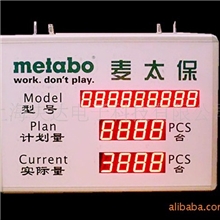 LED生产进度管理看板电子看板