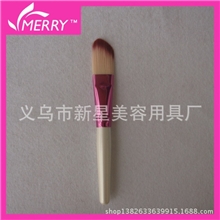 厂家批发斜头粉底液刷面膜刷粉底刷尼龙毛面膜刷