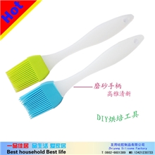 有现货磨砂手柄出口耐高温扫仔牛油扫硅胶刷子油刷烧烤刷