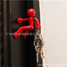 韩版爬墙小人钥匙扣强磁小人钥匙吸超人钥匙挂钩