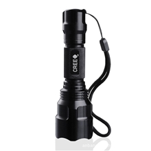 正品C8进口CREEQ5强光充电远射5W高亮防水5档聚光手电筒