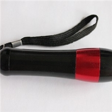 最新超炫LED保龄球流线型铝合金多色手电筒礼品手电筒