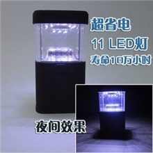11LED方形野营灯/迷你营地灯/帐篷灯/小马灯/便携式野营灯小台灯