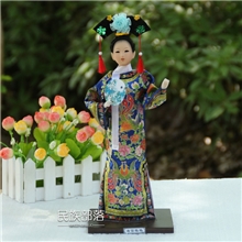 清朝格格批发人偶摆件装饰家居饰品宫女人形中国民族娃