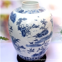 30斤酒坛药酒瓶泡酒瓶青花带密封可加带水龙头