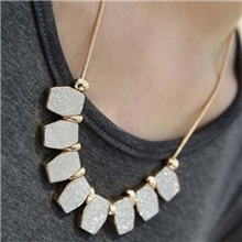 韩国饰品精致金色粉韩国正品短款项链水钻皮绳饰品女批发促销