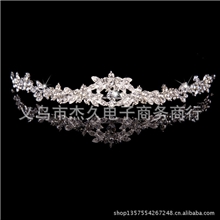 韩国头饰发饰批发镶钻派对橄榄叶头饰