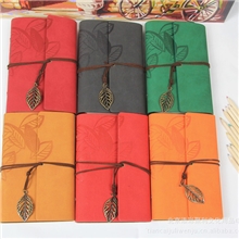 添彩文具|一叶知秋|树叶本厂家直销|钥匙本复古活页笔记本