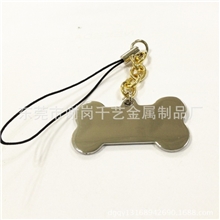 不锈钢牌手机挂件东莞厂家根据客户来样来图定做订制制作生产