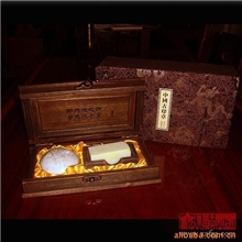 【樟木梅花蓝田玉印章】陕西蓝田玉礼品