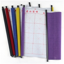 缤纷五彩色中号加厚卷轴万次水写布生产厂家推广