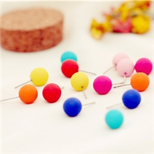 义合金饰品批发厂家直销特价热卖批发供应韩国韩版多颜色糖果耳钉