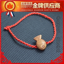 七夕节情人节礼物本命年护身幸运小鱼辟邪红绳淘宝赠品地摊货批发