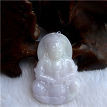 直销缅甸翡翠精品紫罗兰招财辟邪观音男士挂坠项坠A1306023