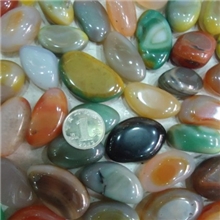 雨花石养鱼养花，靓丽漂亮装饰石头