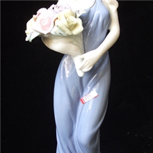 批发供应陶瓷雕塑西洋美女适合家居书房画室办公室