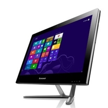 联想/lenovC355家用联想电脑1G独显20寸宽屏白色联想一体式电脑