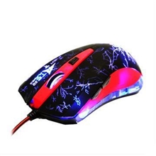 硕王歼15cf静音专用lol游戏激光变色呼吸灯无声有线USB鼠标