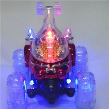 供应遥控特技车遥控车翻斗车可充电音乐灯光儿童玩具