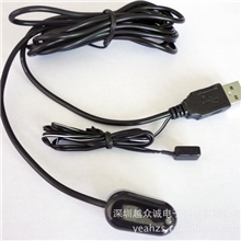 U101A红外线遥控回传转发器延伸器酒店机顶盒外接接收器