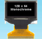 1.3&rdquo;128*64单色PMOLED显示屏