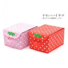 Z日单可爱软盖可折叠杂物盒0.2义乌1件混批无纺布迷你桌面收纳盒