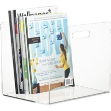 有机玻璃资料展示架透明亚克力资料架杂志书本期刊展示盒