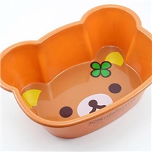 轻松熊rilakkuma塑料洗脸盆/水果盆/收纳盆/杂物盆厂家批发批发