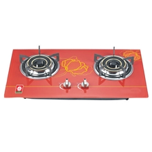 广州樱花燃气灶厂家玻璃面板双眼灶台式节能灶YH1005