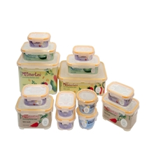 供应韩国进口纳米银保鲜盒14件套礼盒装