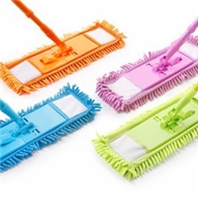 平板拖把雪尼尔彩杆拖把雪尼尔弹簧拖把厂家热销拖把