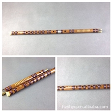 供应民族乐器学生使用最佳竹笛单插白铜笛子