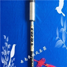 【民族风】MZF012黑檀木全浮雕竖吹巴乌