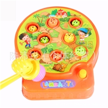 批发益智游戏电动音乐打地鼠宝宝玩具乐园淘宝热销