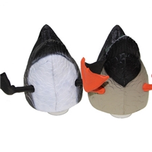 仿真动物打猎引诱仿真鸭子热烫工艺