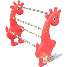 幼儿园毛巾架儿童毛巾架塑料毛巾架动物毛巾架长颈鹿毛巾架