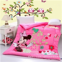 【迪士尼】家纺床品全棉活性卡通米妮儿童床品春秋冬款被子