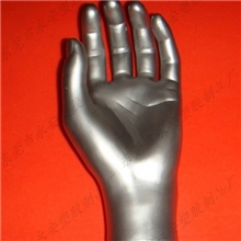 植绒模特手，塑胶制品厂，植绒加工，模特制品