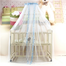 【热销】通用开门婴儿床蚊帐圆顶宫廷式落地婴儿蚊帐童床蚊帐