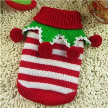 CF2200宠物衣服一件代发缤纷圣诞毛衣（标题需优化）