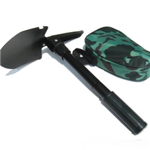 厂家直销折叠铲多功能园艺铲园林铲指南针铲野营铲子