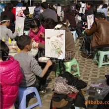 H0071手工加工益智精品数字涂鸦画大量现货批发