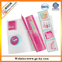 文具批发胶袋装礼品文具组合套装日本学生文具组合套装定做