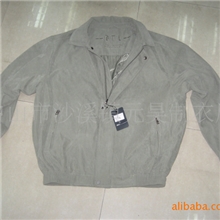 中山制衣厂直供翻领双门襟时尚夹克男品牌外贸订单