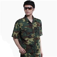 湖南工作服短袖套装作训迷彩军训迷彩陆军迷彩服服套装