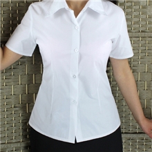 嘉兴2011修身小斜纹女式收腰长袖衬衫都市白领必备百搭职业白衬衣