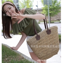 水草包/给力厂家直销批发新款刘亦菲单肩包草编包编织女包沙滩包