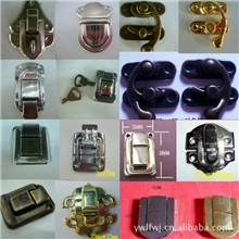 现货供应各种五金箱包配件大小规格青古铜锁扣