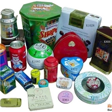 义乌生产厂家定做各种形状四色烤漆印刷马口铁包装铁盒（铁罐）